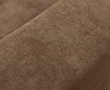 Amaris Elements | Canapé d'angle « Newman » avec 6 Coussins, Tissu Velours Marron, Salon de Jardin 4 Places 2.95m