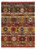 Kilim Carpets by Jalal Tapis Kilim Sivas 3 Rouge/Multicolore 160 x 230 cm