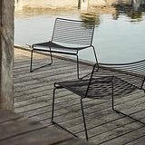 mds La Chaise Lounge HEE par Hay, Le Confort dans Ses Grandes largeurs - Rouge Rouille
