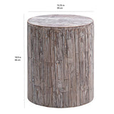 Amazon Aware Tabouret, support pour plantes en bois recyclé, pour extérieur, marron naturel