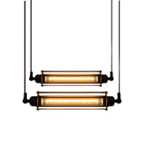 BXL 2 × Suspension Suspension Industrielle Vintage Lustre FlûTe Rustique Plafonnier RéTro Luminaire pour Restaurant Couloir Café Chambre à Coucher éTudier Pub Club
