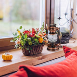 Relaxdays Lanterne tempête LED, Retro comme décoration de fenêtre ou Lampe Jardin, à Piles, cuivrée