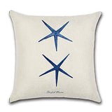 HuifengS Lot de 4 Housses de coussin en lin, housses carrées décoratives avec motifs de forêt et plantes tropicales, idéales pour canapés, lits, chaises, 45 x 45 cm, Lin, Zt010., 45 x 45 Centimeters