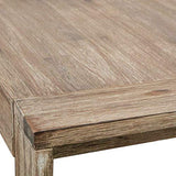EBTOOLS Table basse laquée élégante en bois d'acacia massif avec finition brossée 110 x 60 x 40 cm