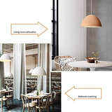 Décoration salle à manger ronde pendentif, résine design créatif E27 lampe pendante, lampe de suspension réglable pour le couloir de bureau 60x35cm vert (24x14inch),blanc,60x35cm (24x14inch)