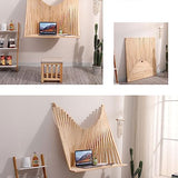 Table Pliante Flottante Murale Bureau décoratif Table de Salle à Manger à abattant Petit Bureau en Bois pour Le Bureau à la Maison, Bureau d'étude Flottant Moderne fixé au Mur (100x85cm)