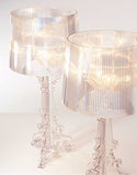 Kartell Bourgie, Lampe de Table, Avec Variateur de Lumière, Cristal
