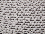Beliani - Pouf - Conrad - 40 x 25 cm, Gris Clair
