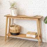Lola Home Console de Table Nordique Naturelle en Bois MDF 72x30x100 cm