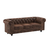 INTENSE DECO Canapé Chesterfield 3 Places Vintage