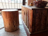 Own Design Rustique Pin Bûche Arbre Tabouret Salon Cuisine Jardin Bar Pub chaise Bois marron