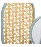 Atmosphera - Porte Bijoux Cannage et Miroir H 31 cm