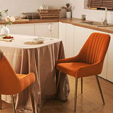 SEPNINE Salle à Manger 2 Pack, Chaises De Salon en Velours Moderne, Chaise De Salle à Manger RembourréE, Chaise RembourréE sans Bras, pour La Vanité De La Chambre De Cuisine