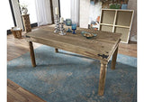 Table à Manger 180x90cm - Bois Massif de Palissandre huilé - Style Colonial/Ethnique - Leeds #30