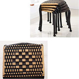 LEBAO-Small stool Petit Tabouret Petit Banc-Tabouret Bas De Loisirs De Tabouret De Rotin D'imitation en Plastique pour Le Banc De Chaussures