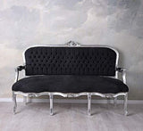 Canapé XL Banc Baroque Canapé Samtsofa Polstercouch Palais Canapé Rokoko Meuble Assis cat361e02 Palazzo Exclusif