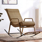 Fauteuils inclinables Fauteuil À Bascule Fauteuil En Rotin Naturel Fauteuil De Style Fauteuil À Bascule Old Man Back Fauteuil De Détente Extérieur Au Balcon Fauteuil À Bascule De Jardin Capacité De Ch