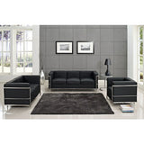 AG Charles Le Corbusier LC2 Petit Confort Fauteuil Noir 76 cm