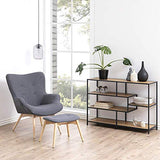 Marque Amazon - Movian Martin - Bibliothèque, 35 x 114 x 78 cm (longueur x largeur x hauteur), Finition chêne