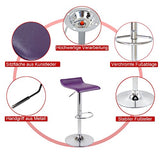 WOLTU 1 x Tabouret de Bar Design en Similicuir,Tabouret Anti-dérapante,Blanc BH11ws-1