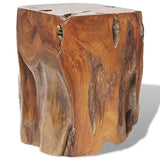vidaXL Teck Massif Tabouret Repose-Pied Table d'Appoint Table Basse Salon
