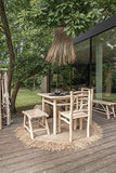 Banquette en Teck, 120cm x 30cm x 40cm, Naturel