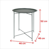Selsey Matt - Table Basse/Table d'appoint (46 cm, Vert-de-Gris)