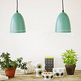 MINI DYNAMO-Suspension Métal Ø16cm bleu denim mat Super Living