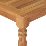 vidaXL Bois d'Acacia Massif Table de Salle à Manger Repas Jardin Terrasse