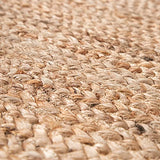 Paco Home Tapis De Salon Fibres Naturelles Artisanal Jute Chiné Motif Moderne Style Boho, Dimension:160x230 cm, Couleur:Naturelle 2