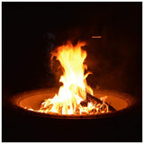JJFIRE Brasero, Brasero Exterieur, Articles Ménagers Fonte Jardin Brûleur - Diamètre 89cm
