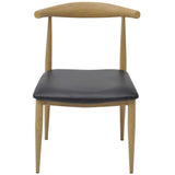 binzhoueushopping chaises pour Salon, DE Salle à Manger Noires, Cuir Artificiel,2 unités 50 x 52 x 78 cm