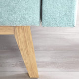 Don Descanso - Canapé Convertible clic clac 3 Places Convertible lit 3 Places Reine. Dimension canapé : 201x73x79 cm | Dimension lit : 201x99x42 cm [Comprend 2 Coussins] | Vert