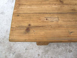 Luxury-Park Style Classique Chinois kolonialzeit Table en pin Massif Sombre