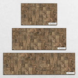 HOMN LIVING Tête de lit Mauro 200 cm, Imitation Bois, MDF avec imprimé réaliste, 200 cm (Largeur) 0,5 cm (Profondeur) 60 cm (Hauteur)