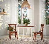 Biscottini Chaise de cuisine en bois 86 x 42 x 46 cm | Chaises de cuisine en bois Made in Italy | Chaises vintage pour salle à manger | Chaises bois cuisine et jardin