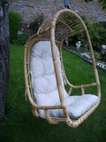 Fauteuil suspendu en rotin Rattan im Trend - Balançoire - Meuble de jardin