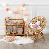Bibliothèque Enfant - rotin H50 cm - Atmosphera créateur d'intérieur