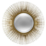Atmosphera - Miroir Soleil en Métal Doré D58