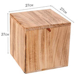 Tabouret en Bois Massif Adulte Petit Banc De Mode Canapé Famille Table Basse Bûches De Pin HENGXIAO (Color : Yellow)