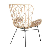 PACIFIC linea Fauteuil Max - Rotin/Métal