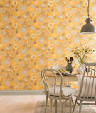 Arthouse 676206 vintage Bloom papier mural/revêtements, Jaune, taille unique