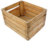 Jeu De 3 Vintage Boîte en bois - vieux Caisse de fruits - Boîte à vin - Nature Used Look