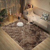 Aujelly Tapis shaggy, surface douce, douillet et antidérapant, carré, style moderne, décoration d'intérieur, pour salon, chambre à coucher, chambre d'enfant, salon, café, 160 x 200 cm