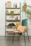 Felis Lifestyle 1200141 Armchair Tiger Rotin avec coussin 57x60x79 cm