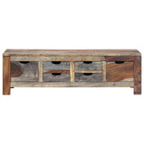 vidaXL Table Basse Table d’Appoint Table de Salon Bout de Canapé Rangement Maison Intérieur Salle de Séjour 100x50x30 cm Bois de Sesham Massif