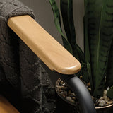 Sauder Chaise longue Boulevard Café, finition camel