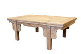 Luxury-Park Asia la Chine Table Basse Antique env. 120 Ans Bois Naturel