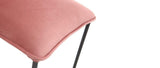 Miliboo Chaises Design Velours Rose (Lot de 2) Solace