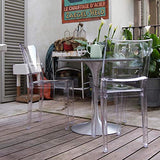 Kartell 4850/B4  LA MARIE Chaise lot de 2, transparent